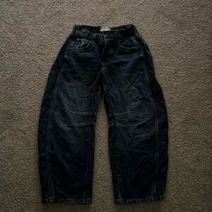 free people barrel jeans